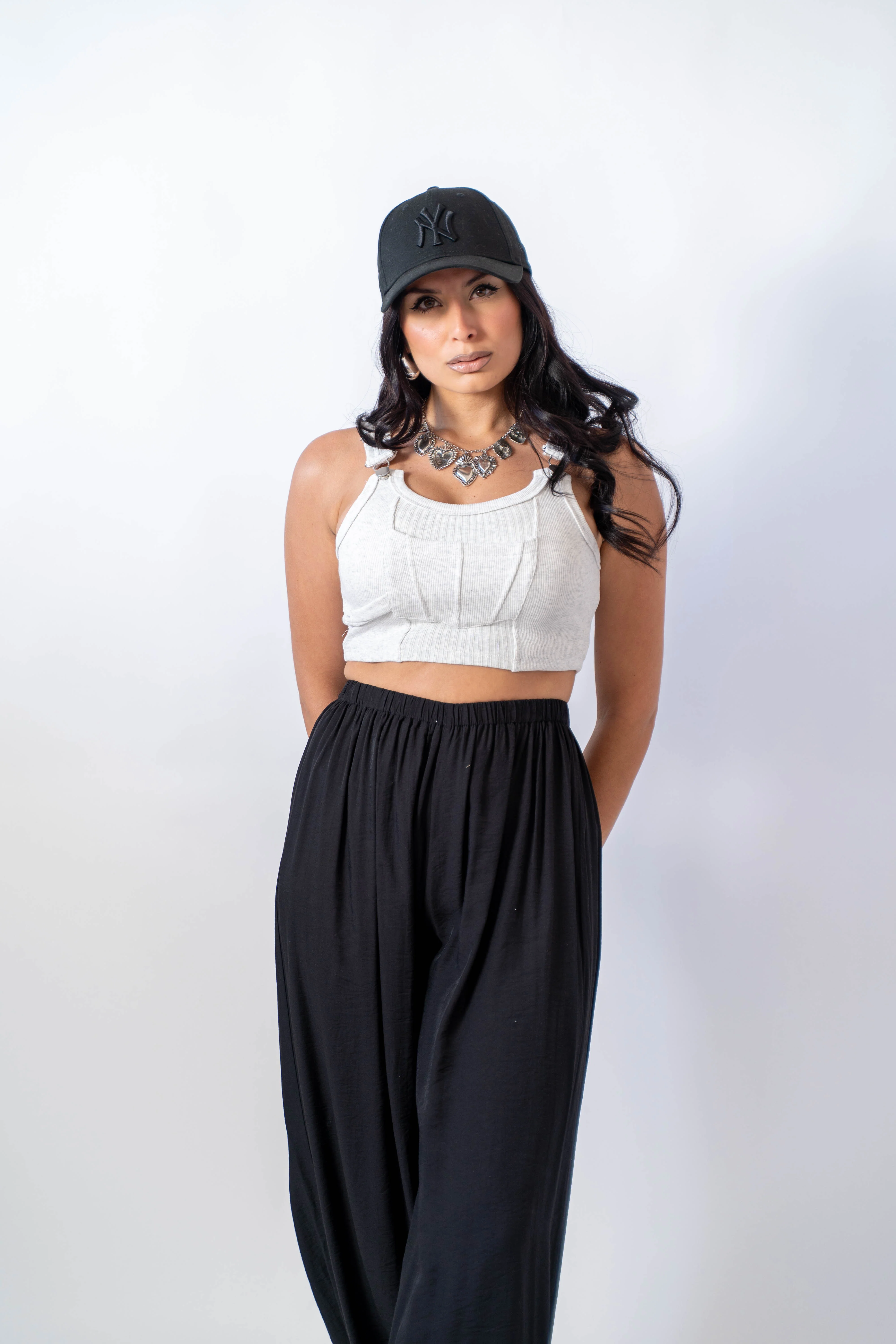 Canotta Crop Grey