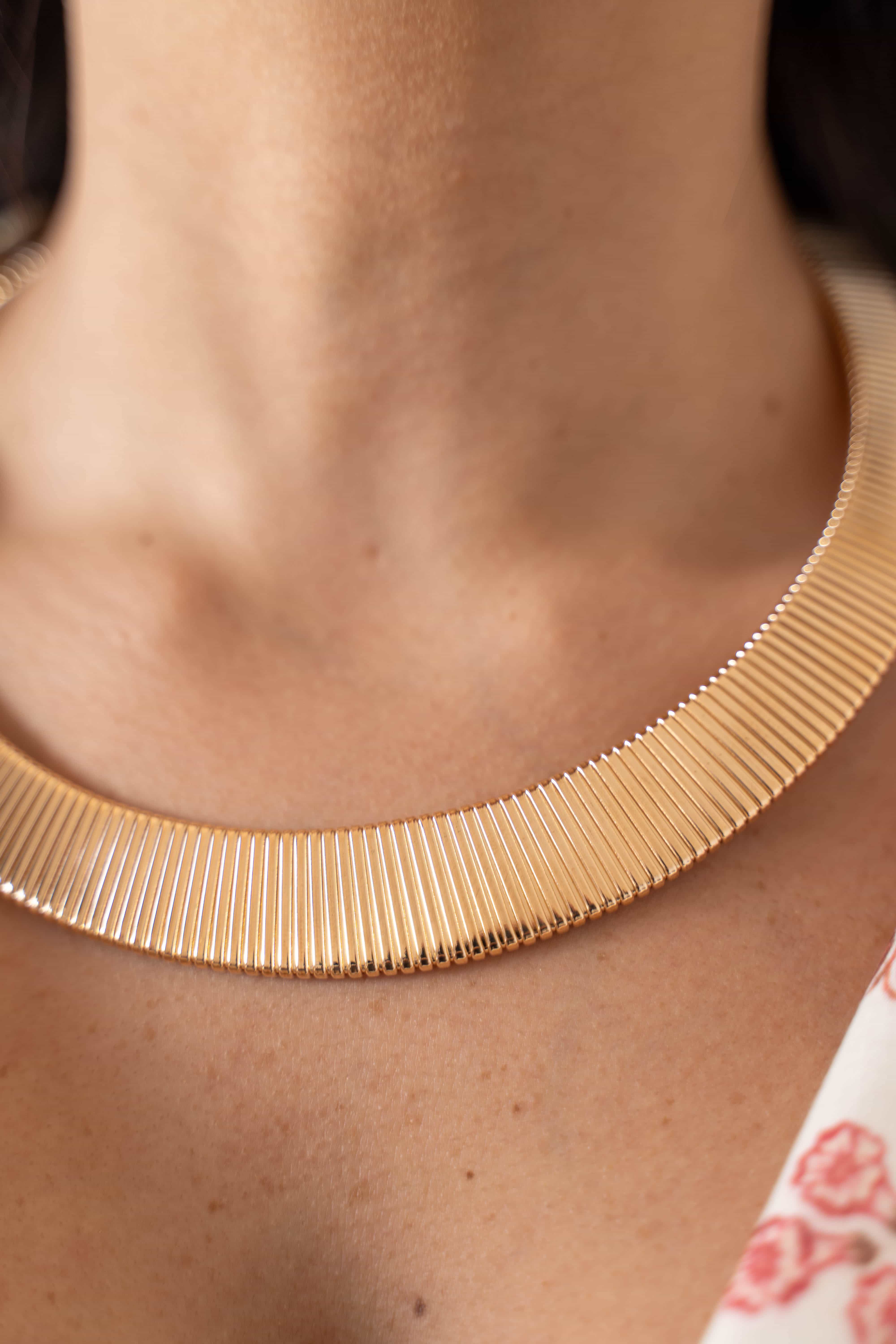Collana Girocollo Snake Gold - Image 2