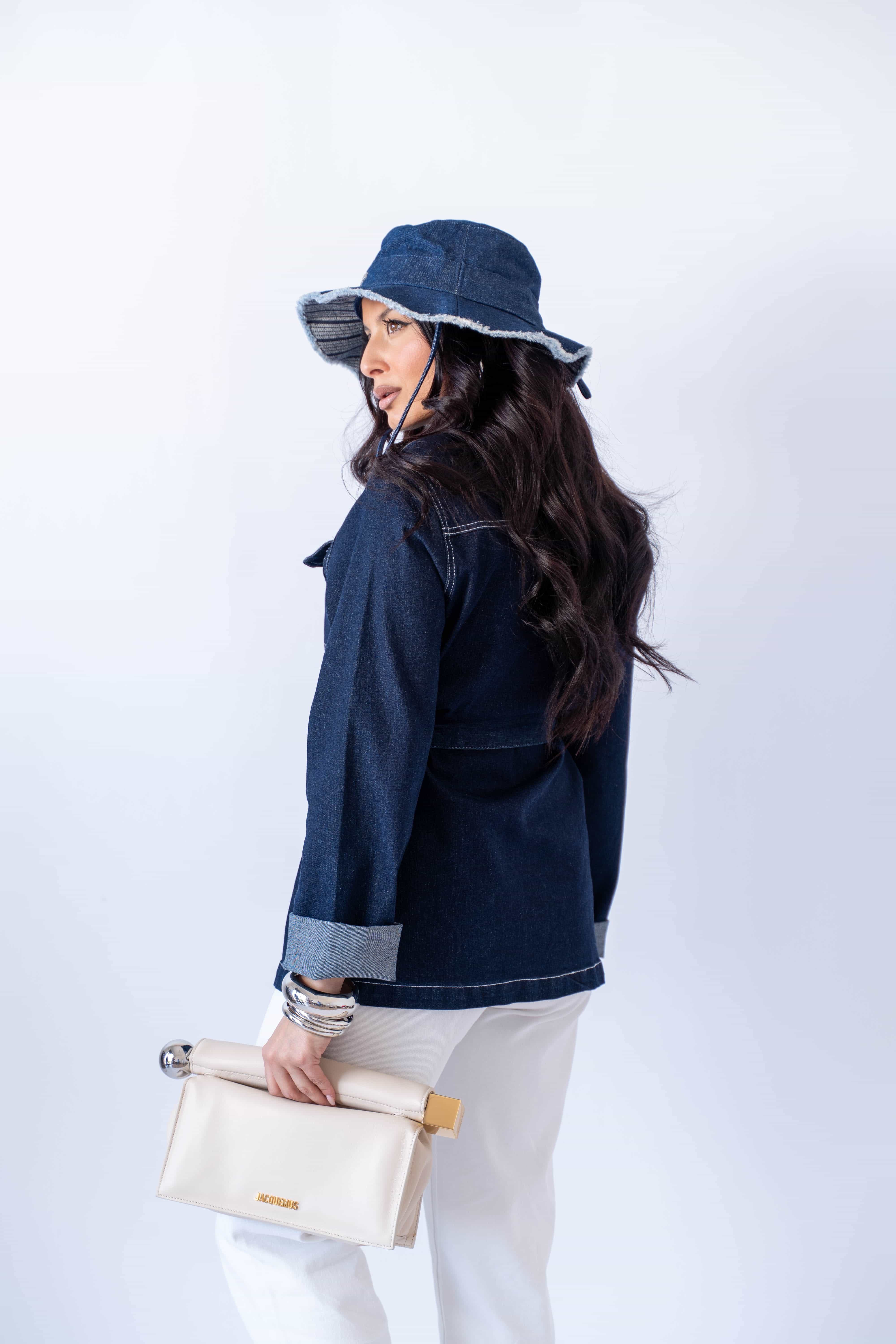 Giacca In Denim Lavaggio Zero - Image 3