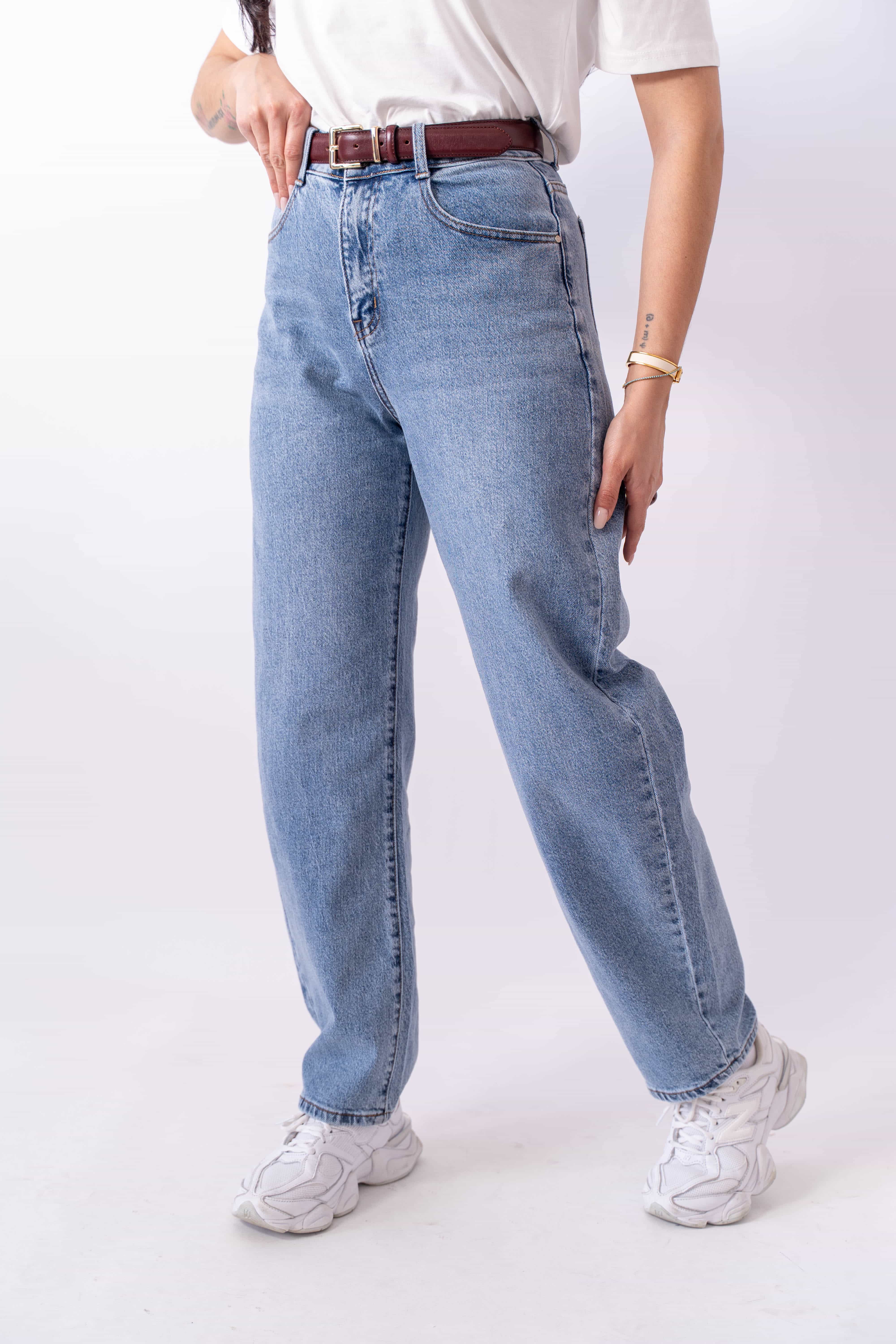 Jeans Balloon Fit Chiaro - Image 2