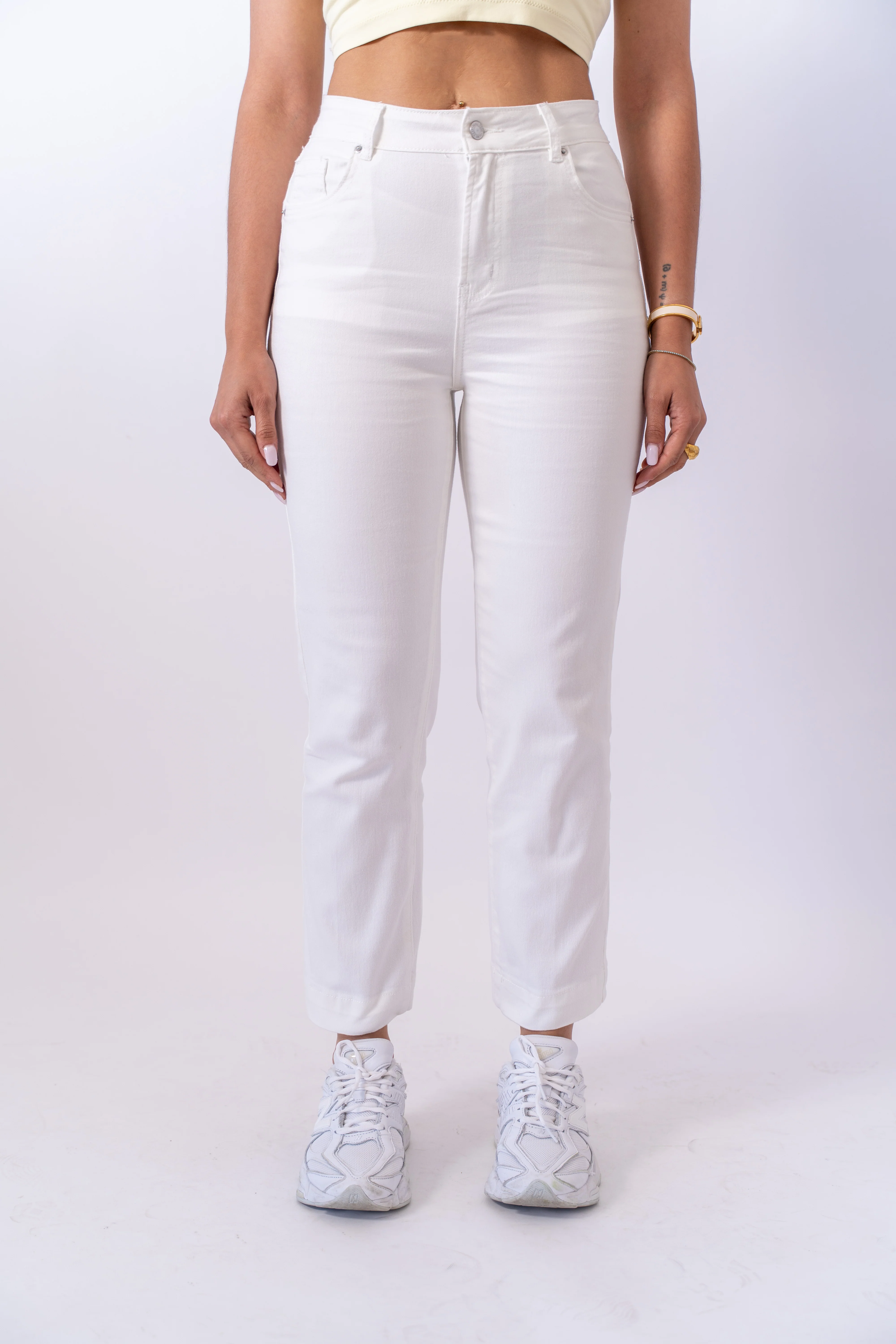 Jeans Straight White