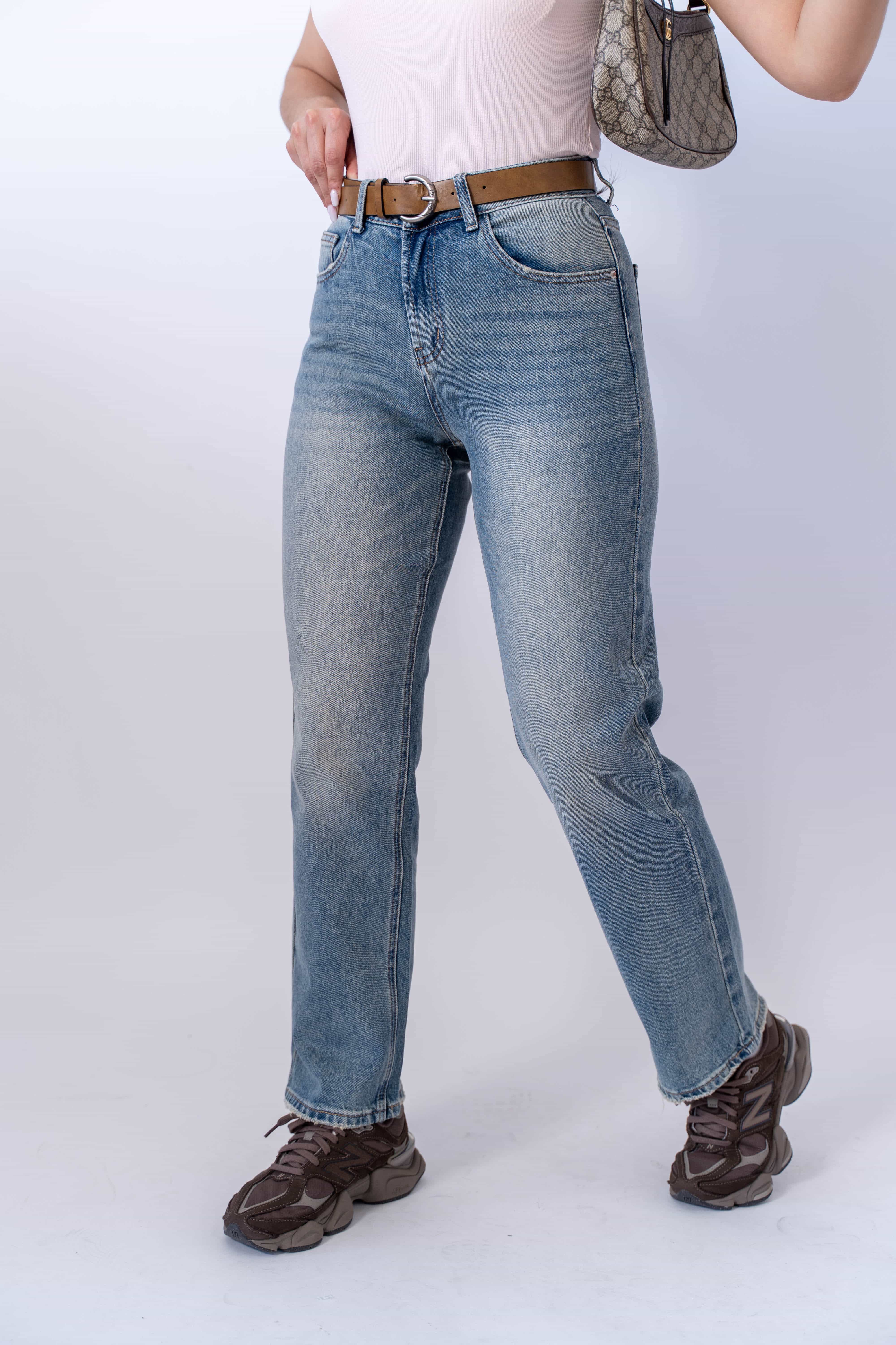 Jeans Wide Leg Con Cintura - Image 2