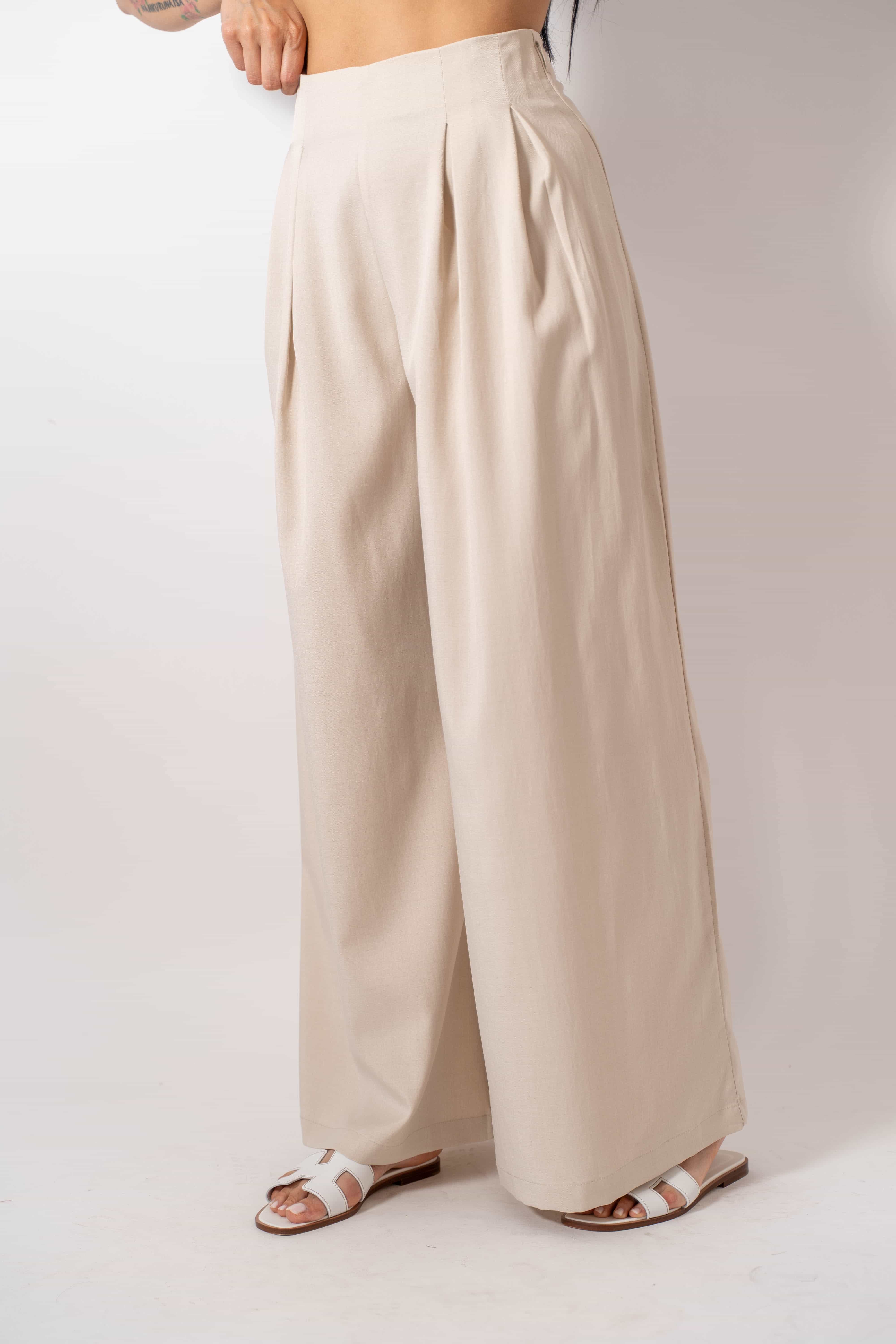 Pantalone Classico A Palazzo - Image 2