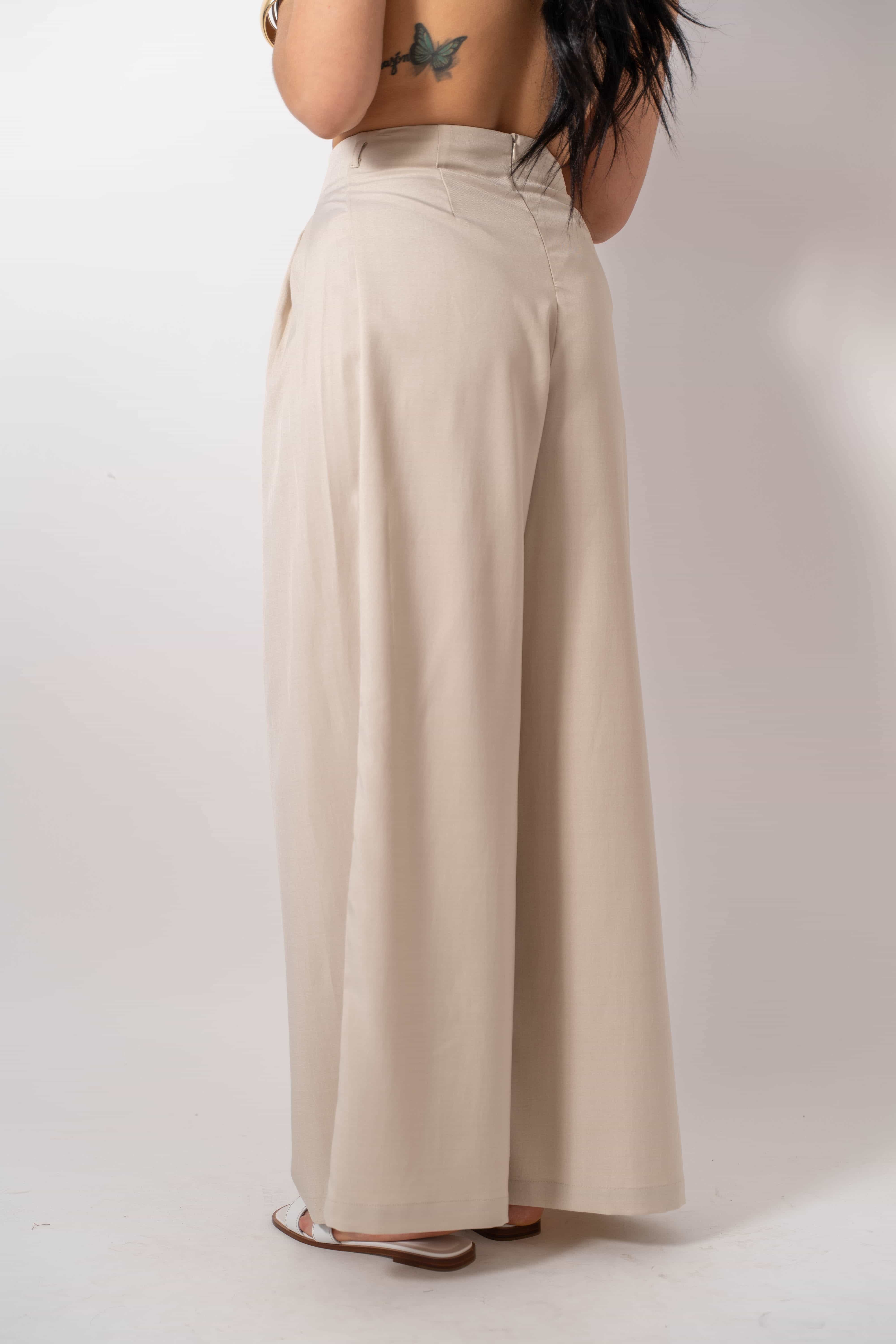 Pantalone Classico A Palazzo - Image 3