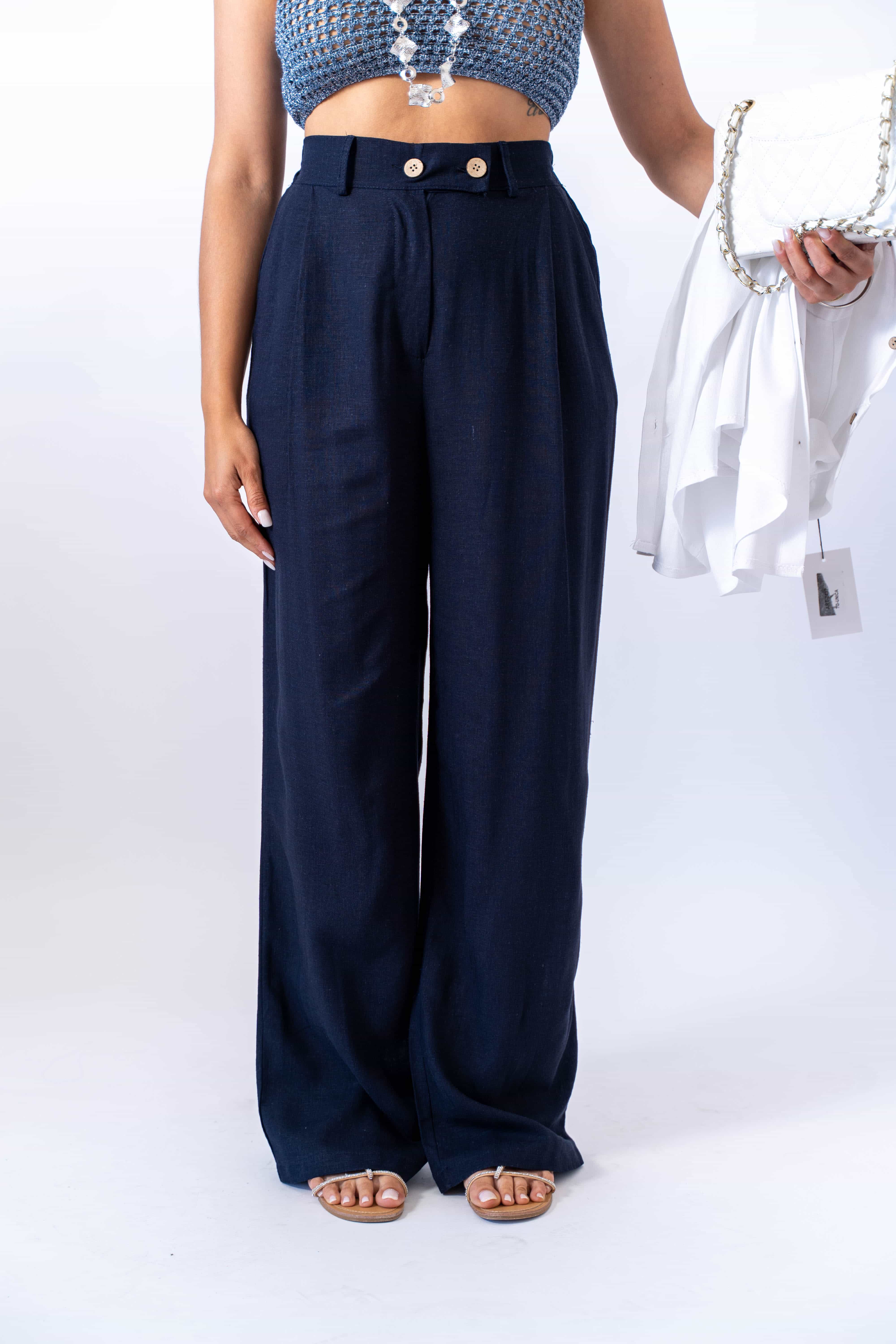 Pantalone In Lino