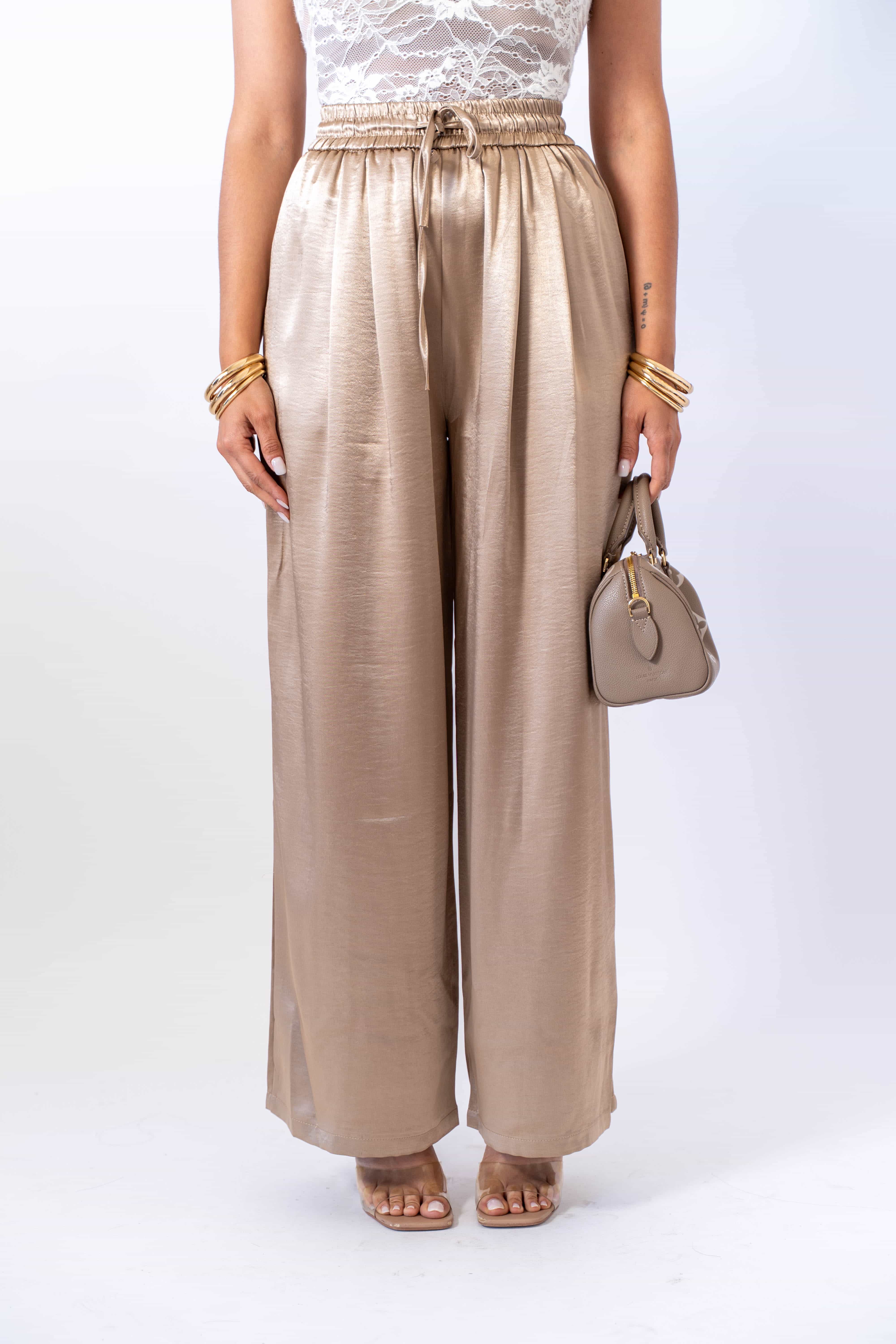 Pantalone In Raso